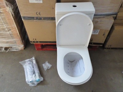 Lot 27 - 7x Med toilet bowls with closed backs, with...