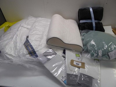 Lot 3537 - John Lewis pom pom cushion, Oodie, Hilton down...