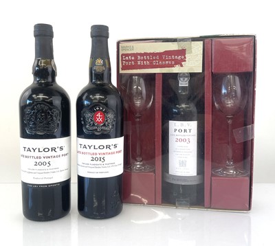 Lot 266 - 3 bottles of Late Bottled Vintage Port, 1x...