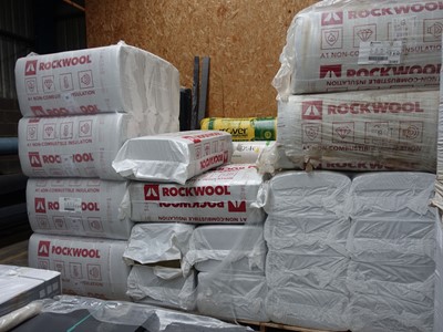 Lot 13 - Approx. 55 bales of Rockwool A1 non...