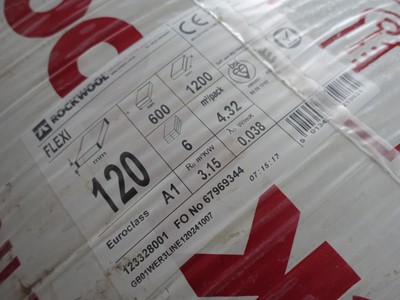 Lot 13 - Approx. 55 bales of Rockwool A1 non...