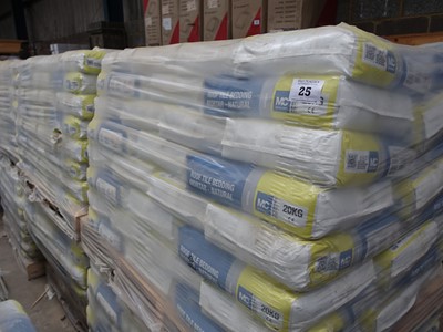 Lot 25 - 6 pallets of approx. 64 x 20kg bags of FP...