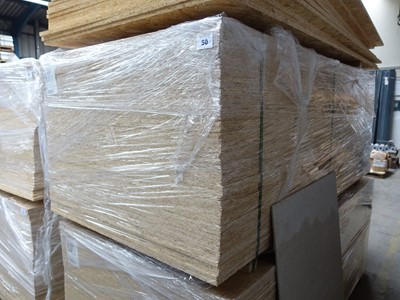 Lot 50 - Pack of 50 sheets of 8ft x 4ft x 18mm West...