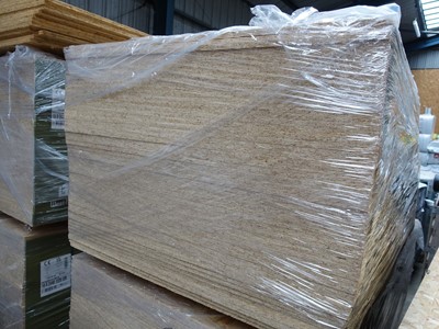 Lot 52 - Pack of 50 sheets of 8ft x 4ft x 18mm West...