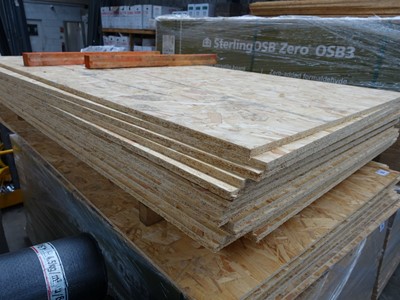 Lot 55 - Approx. 46 8ft x 4ft sheets of Sterling OSB...