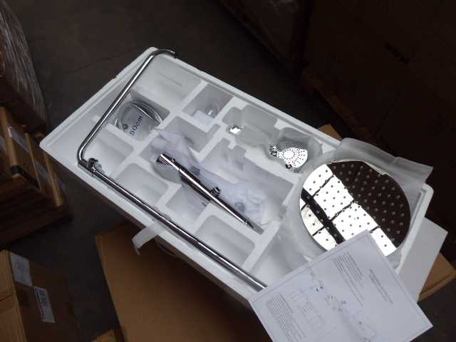Lot 76 - 2x boxes of 4x thermostatic shower mixer sets...