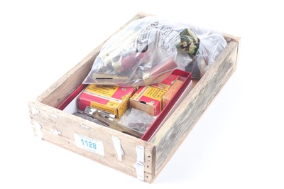 Lot 1128 - Various collectable cartridge boxes, stripper...