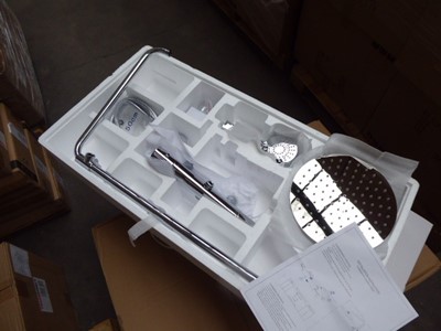 Lot 77 - 2x boxes of 4x thermostatic shower mixer sets...