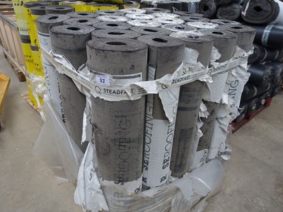 Lot 57 - Pallet of aprrox. 25 rolls of shed type felt