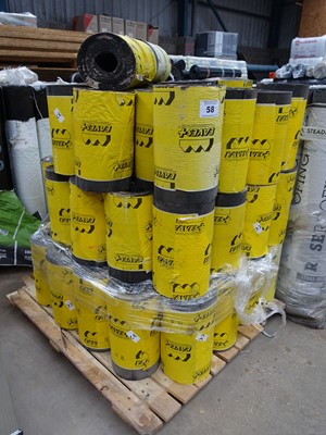 Lot 58 - Pallet of approx. 35 rolls of Eaves+ felt...