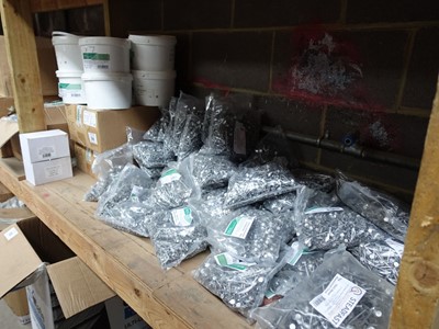 Lot 94 - Bay containing a range of roofing nails...