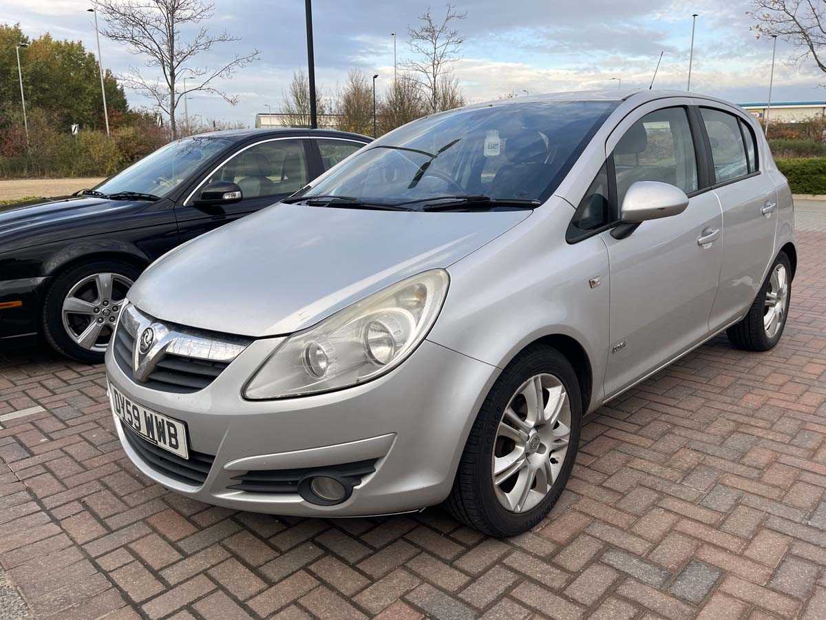 Lot (DY59 WWB) 2009 Vauxhall Corsa Design 5-door...