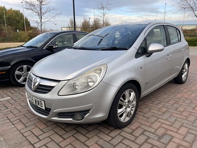 Lot (DY59 WWB) 2009 Vauxhall Corsa Design 5-door...
