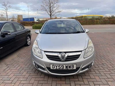 Lot (DY59 WWB) 2009 Vauxhall Corsa Design 5-door...