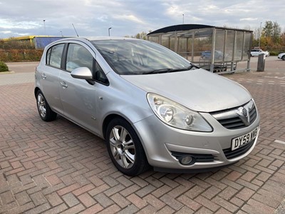 Lot (DY59 WWB) 2009 Vauxhall Corsa Design 5-door...