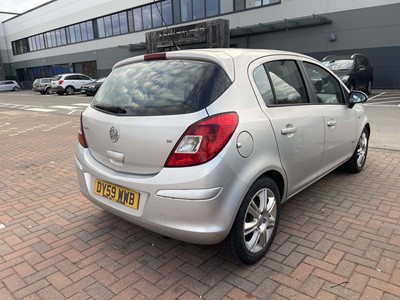 Lot (DY59 WWB) 2009 Vauxhall Corsa Design 5-door...