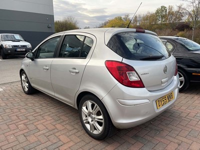 Lot (DY59 WWB) 2009 Vauxhall Corsa Design 5-door...