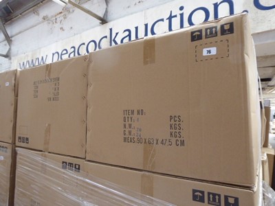 Lot 80 - 2x boxes of 4x thermostatic shower mixer sets...