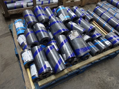 Lot 106 - Approx. 48 various sized rolls of Code 4 lead