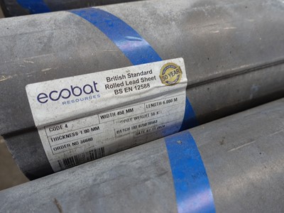 Lot 108 - 17 rolls of Code 4 lead