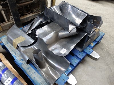 Lot 110 - Pallet containing a range of lead flue pipe...