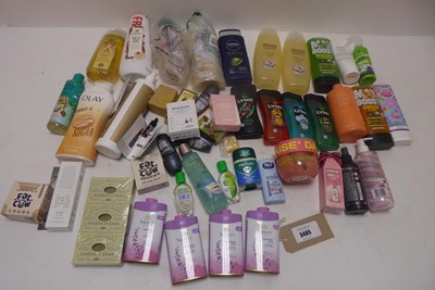 Lot 3371 - Selection of shower gels and soaps