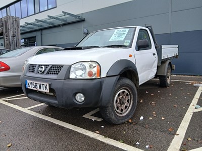 Lot (KY58 WTK) 2008 Nissan NP300 D22 single-cab...