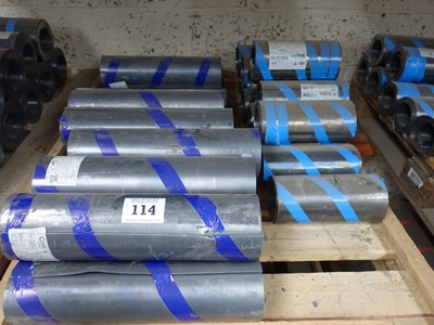 Lot 114 - 16 rolls of 390mm wide Code 4 lead together...