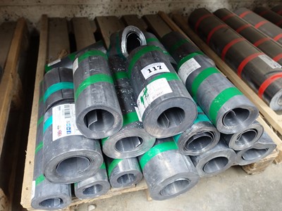 Lot 117 - Approx. 17 various sized rolls of Code 3 lead