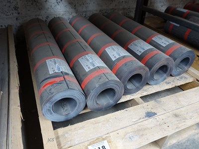 Lot 118 - 5 x 800mm width rolls of Code 5 lead
