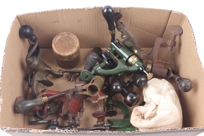 Lot 1135 - Box containing nine roll turnover machines inc....