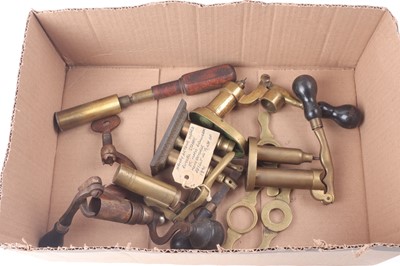 Lot 1136 - Box containing five capper/decappers (Wards...