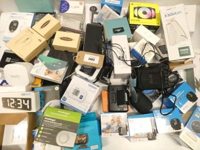 Lot 2403 - Mixed lot of Corsair RS120 ARGB fan, Tapo C113...