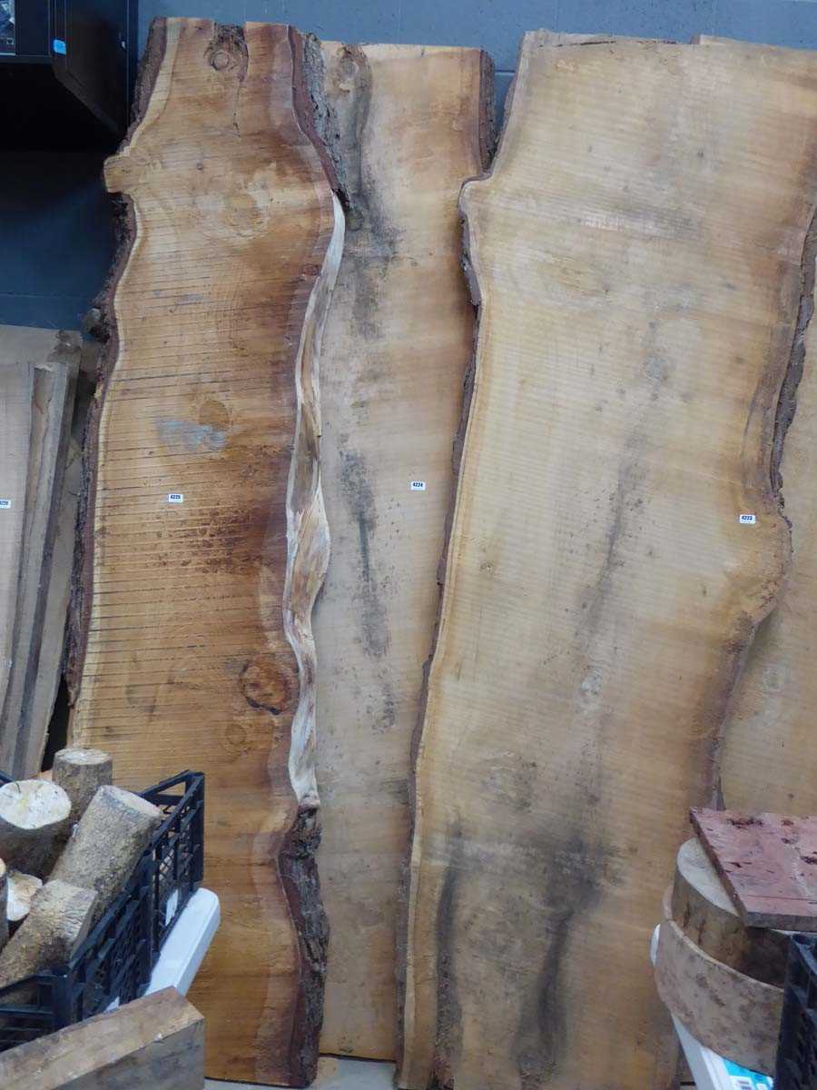 Lot 4224 - Large cedar of Lebanon waney edge board