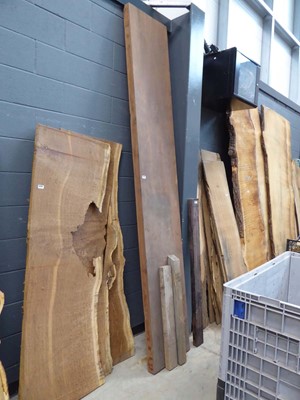 Lot 4228 - Large plank of mahogany 480mm x 70mm x 3m long