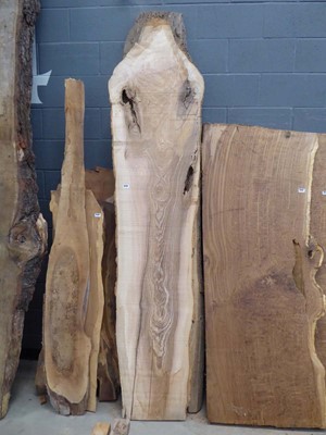 Lot 4233 - 2 ash waney edge boards approx. 450mm x...