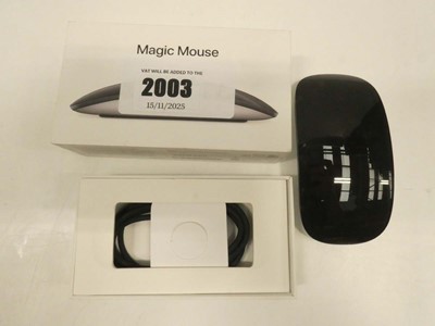 Lot 2003 - Apple Magic Mouse A3204 Space Grey, boxed