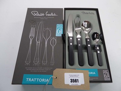 Lot 3561 - Robert Welch Trattoria 24 piece cutlery set