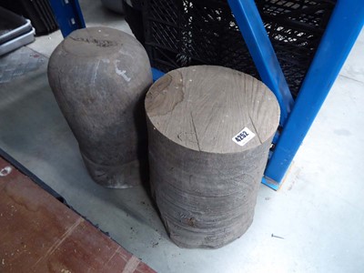 Lot 4252 - 2 pieces of walnut for turning