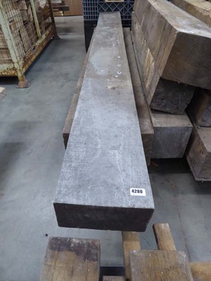 Lot 4280 - 2 large oak timbers 240 x 125 x 2600mm and 410...