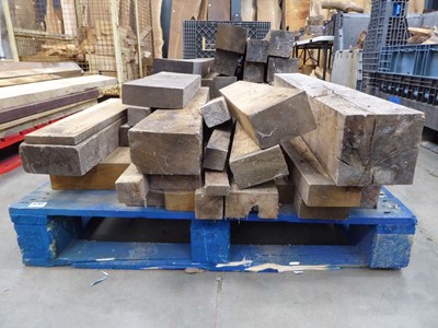 Lot 4282 - Pallet of short pieces of mainly oak