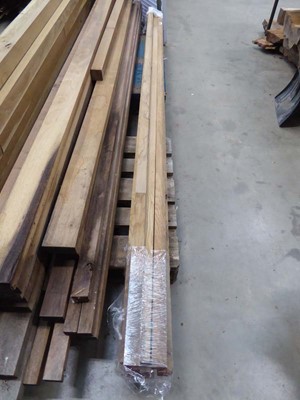 Lot 4289 - Pack of 13 pieces of PAR oak 40mm x 30mm x...