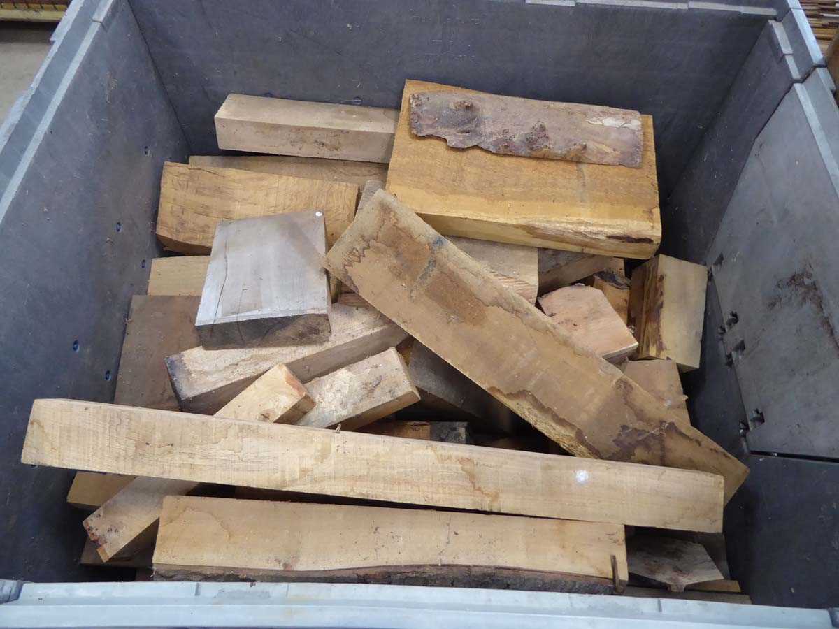Lot 4290 - Large stillage of various hardwood pieces...