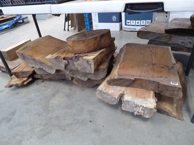Lot 4294 - Various pieces of large sections of yew