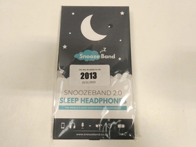 Lot 2013 - *Sealed* SnoozeBand 2.0 sleep headphones