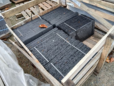 Lot 234 - Two part crates of Laluz Spanish natural slate...