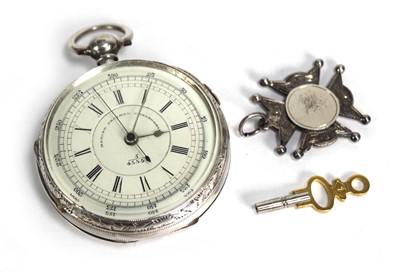 Lot 912 - A Victorian silver open face 'Marine Decimal...