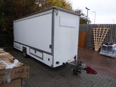 Lot 4180 - Single axle catering trailer