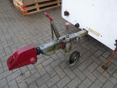 Lot 4180 - Single axle catering trailer