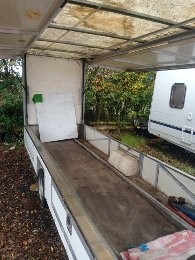 Lot 4180 - Single axle catering trailer